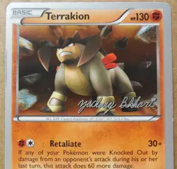 2012 World Championships Terrakion 73/101 Promo non-holo Pokemon LP - Image 2