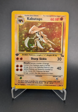 Kabutops - Fossil 1st Edition 9/62 - Pokemon TCG (Vintage WOTC) - MP - Image 1