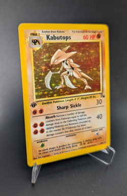 Kabutops - Fossil 1st Edition 9/62 - Pokemon TCG (Vintage WOTC) - MP - Image 2