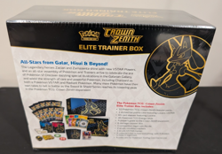 Pokemon TCG Crown Zenith ETB Elite Trainer Box Factory Sealed New - USA - Image 2