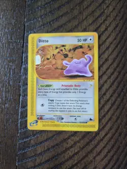 Super RARE 2003 Pokemon TCG Ditto E-Series Skyridge 51/144 Regular Non-holo. - Image 1