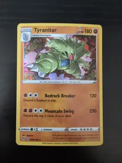 2020 Pokemon Tyranitar 088/189 Swsh03: Darkness Ablaze Holo - Image 1