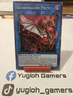 Yu-Gi-Oh Guardragon Pisty SAST Unlimited Super Rare Light Played - Image 1