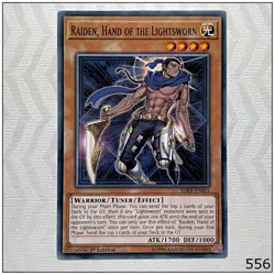 Raiden, Hand of the Lightsworn - SDRR-EN021 - Common 1st Edition Yugioh - Image 1