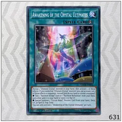 Awakening of the Crystal Ultimates - SDCB-EN016 - Common 1st Edition Yugioh - Image 1