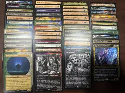 HUGE Lot of 50 Random Showcase cards promo RARES ONLY - MTG Magic NM - Image 1