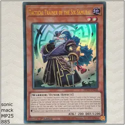 Tactical Trainer of the Six Samurai - MP25-EN246 - Ultra Rare 1st Edition Yugioh - Image 1