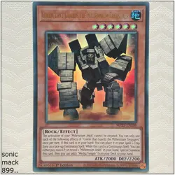 Golem that Guards the Millennium Treasures - MP25-EN208 - Ultra Rare 1st Yugioh - Image 1