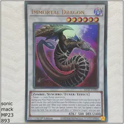 Immortal Dragon - MP23-EN85 - Ultra Rare 1st Edition Yugioh - Image 1