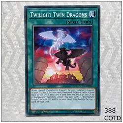 Twilight Twin Dragons - COTD-EN060 - Common 1st Edition Yugioh - Image 1