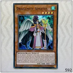 Dragunity Senatus - CYHO-EN016 - Super Rare 1st Edition Yugioh - Image 1