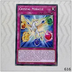 Crystal Miracle - SDCB-EN033 - Common 1st Edition Yugioh - Image 1