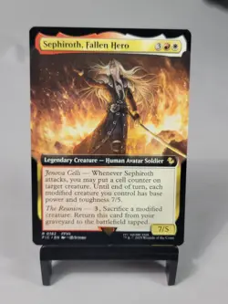 MTG - Commander: Final Fantasy - Sephiroth, Fallen Hero - Extended Art - Image 1