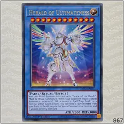 Herald of Ultimateness - GEIM-EN046 - Rare 1st Edition Yugioh - Image 1