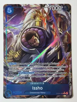 One piece TCG OP14 EB04 Issho Alt Art The Azure Sea's Seven - Image 1