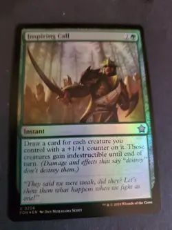 1x Inspiring Call, Foil, Fallout, Magic the Gathering MTG NM - Image 1