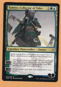 MTG: Promo Packs: War of the Spark: Tamiyo, Collector of Tales - Image 1