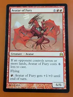 1x Avatar of Fury | Commander | MTG Magic Cards - Image 1