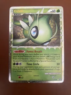 Celebi (Prime) - 92/102 - Pokemon Triumphant Ultra Rare LP Lightly Played - Image 1