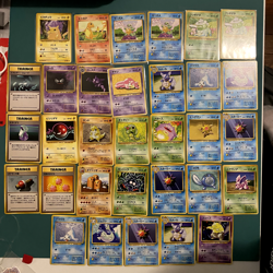 Base Set 1996 Normal Card Set of 32 Japanese Pokemon Card Old Back Bundle LP/MP - Image 1