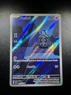 Pokemon Duskull Illustration Rare Holo 068/064 Sv: Shrouded Fable - Image 1