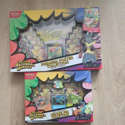 Pokemon TCG Poster & First Partner Pin Collection Ascended Heroes New & Sealed - Image 1