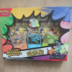 Pokemon TCG Poster & First Partner Pin Collection Ascended Heroes New & Sealed - Image 2