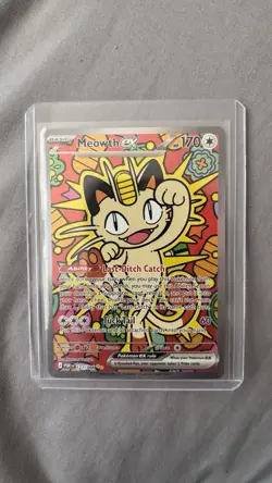 Pokemon TCG Meowth SIR - Perfect Order 121/088 - English Near Mint Condition - Image 1