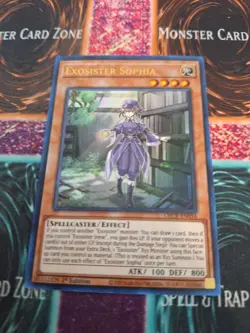Yugioh Exosister Sophia GRCR-EN016 Ultra Rare 1st Edition Near Mint - Image 1
