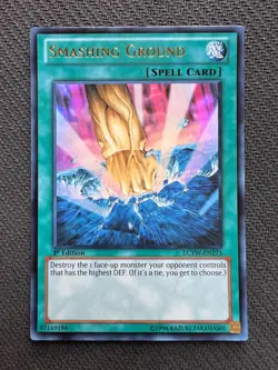 Yugioh Smashing Ground 1st Edition Ultra Rare LCYW-EN275 NM - Image 1