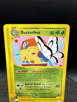 Pokemon TCG Butterfree Expedition Base Set 38/165 Non Holo Regular Rare - Image 2