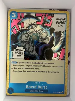 OP12-060 Boeuf Burst English R One Piece TCG Card Game - Image 1