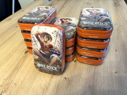 12x One Piece TCG Tin Pack Set Vol.2 TS-02 Monkey D. Luffy English SEALED - Image 1
