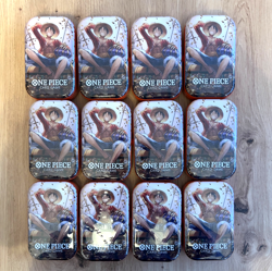 12x One Piece TCG Tin Pack Set Vol.2 TS-02 Monkey D. Luffy English SEALED - Image 2