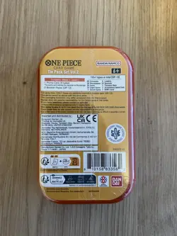 12x One Piece TCG Tin Pack Set Vol.2 TS-02 Monkey D. Luffy English SEALED - Image 4