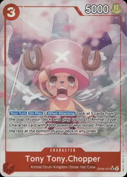 One Piece TCG • Tony Tony. Chopper OP08-007 • Alternate Artwork • ENG/NM - Image 1