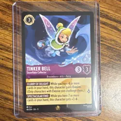 Disney Lorcana Tinker Bell-Snowflake Collector Character 48/204 Legendary - Image 1