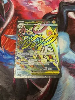 Pokemon TCG Mega Eelektross EX Rare Full Art Holo Card 266/217 ASC 350 HP - Image 1
