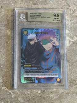 Union Arena Bandai 5 Card Lot Graded Foil Promo Hunter x Hunter Bleach Gojo - Image 3