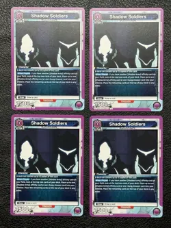 Shadow Soldiers UE17BT/SLG-1-030 - Set of 4 - Union Arena: Solo Leveling - Image 1