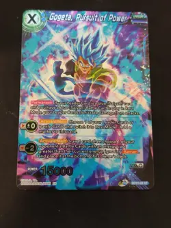 Gogeta Pursuit of Power SD12-02 ST Foil Dragon Ball Super Card Game - Image 1