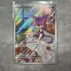 Pokemon TCG Purrloin Card 136/086 Illustration Rare, Sv: White Flare - Image 1
