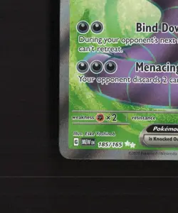 Arbok ex 185/165 Scarlet & Violet 151 Full Art Ultra Rare Holo Pokemon Card LP - Image 5