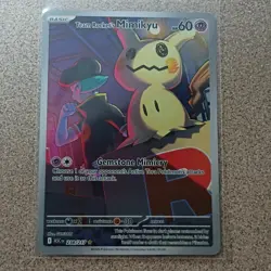 Pokemon Team Rocket's Mimikyu Rare 60 HP 238/217 ASC Psychic Card - Image 1