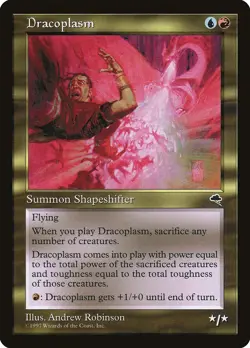 Dracoplasm Tempest NM Blue Red Rare MAGIC THE GATHERING MTG CARD ABUGames - Image 1