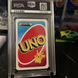 2020 UNO POKEMON JAPANESE BACK-BLUE-#4 CHARIZARD PSA 10 - Image 2