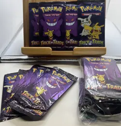 Pokemon Trick or Trade Booster Pack Lot 30+ Sealed Mini Packs Halloween Cards - Image 1