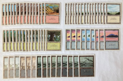 Magic: The Gathering Revised Edition Basic Land 70 Card LOT - 3rd Ed. - MTG 90s - Image 1