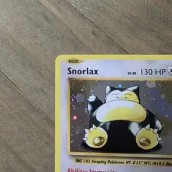 Pokemon TCG Snorlax (Cosmos Holo) XY179 XY Evolutions Black Star Promo - Image 5