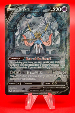 Zacian V GG48/GG70 Crown Zenith: Galarian Gallery Ultra Rare Pokemon Card NM - Image 1